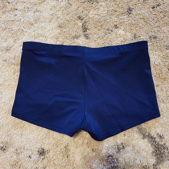 NWOT Jantzen Sport navy blue stretch shorts - Picture 4 of 4